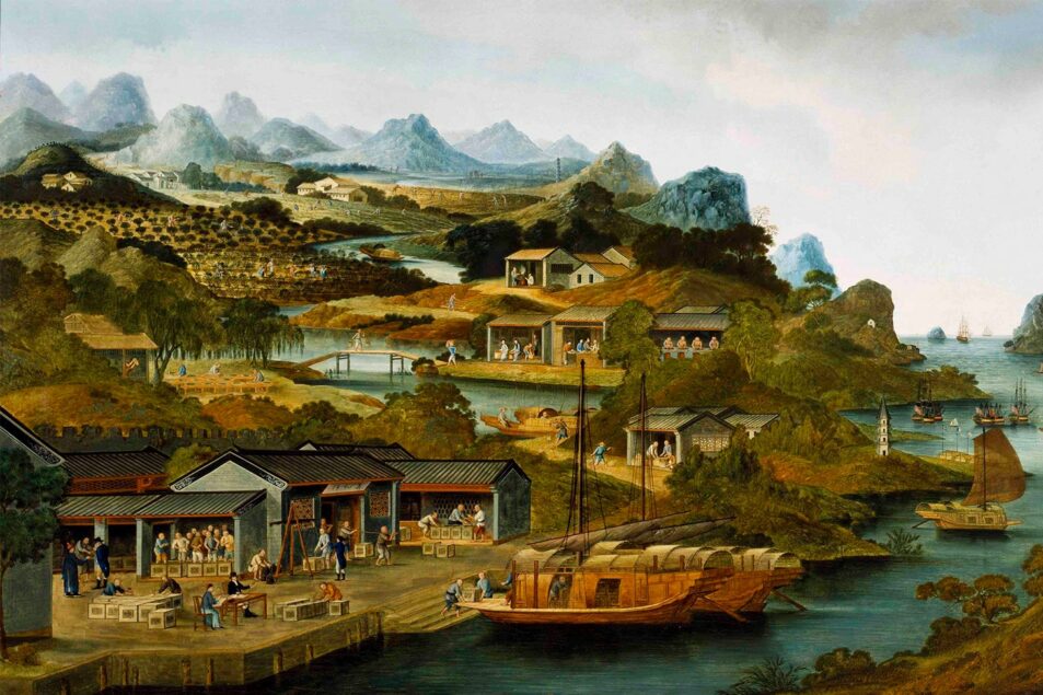 What Country Did Tea Originate From? 18 Tea originated in China: Canton tea trade painting, c. 1790–1800, by an unknown Chinese artist, Peabody Museum