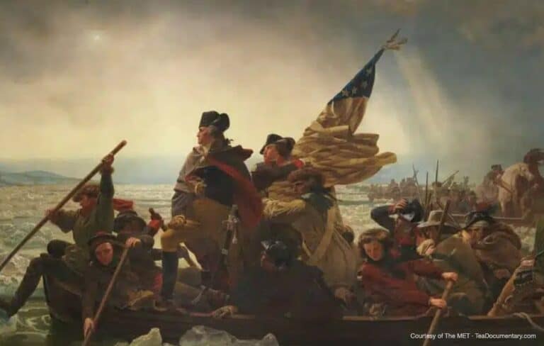 History of Tea in America 12 History of tea in America: Washington Crossing the Delaware, The Metropolitan Museum of Art
