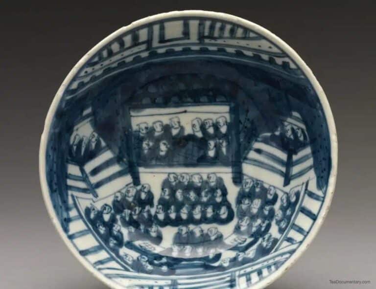History of Tea in Japan 14 History of tea in Japan: an assembly of Buddhist monks, Tang Dynasty