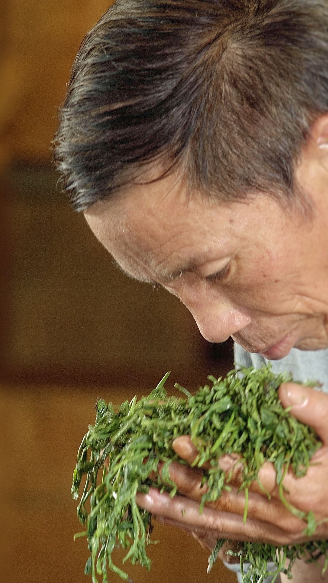 Old Daddy Making Tea