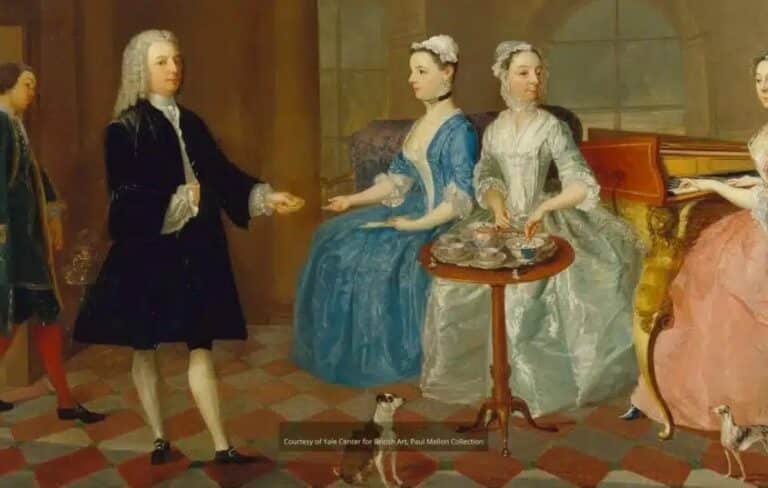 Who Brought Tea To Europe? 14 Who brought tea to Europe: a family gathered at the tea table, painted about 1745 (courtesy of Yale Center for British Art, Paul Mellon Collection)