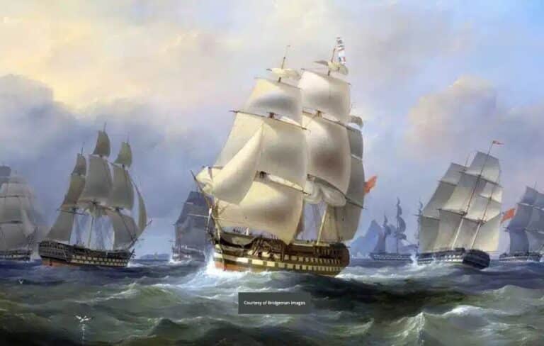 Who Brought Tea To Europe? 11 Who brought tea to Europe: British ships on the China Sea (courtesy of Bridgeman Images)