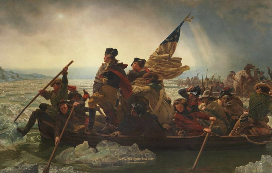 History of Tea In America 2 How Tea Came to America historical painting american revolution and revolutionary wa george washington crossing the delaware river source The MET