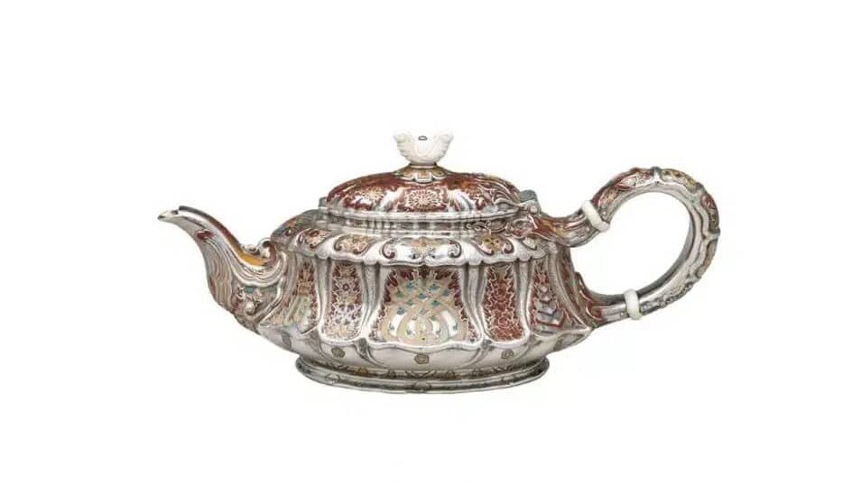 Green Tea 4 Tea culture European tea pot made by Tiffany