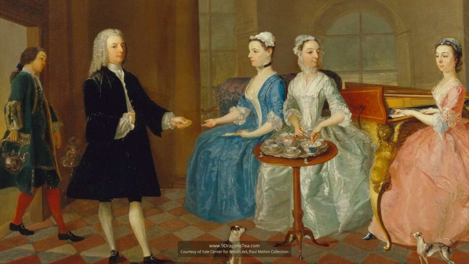 Green Tea 5 how tea came to europe dutch tea culture dutch family having tea