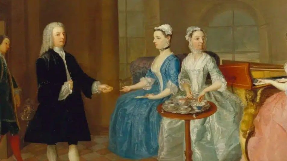 Green Tea 8 how tea came to europe dutch tea culture dutch family having tea